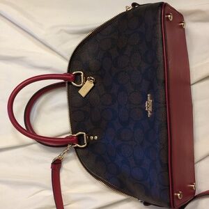 Coach handbag with crossbody strap